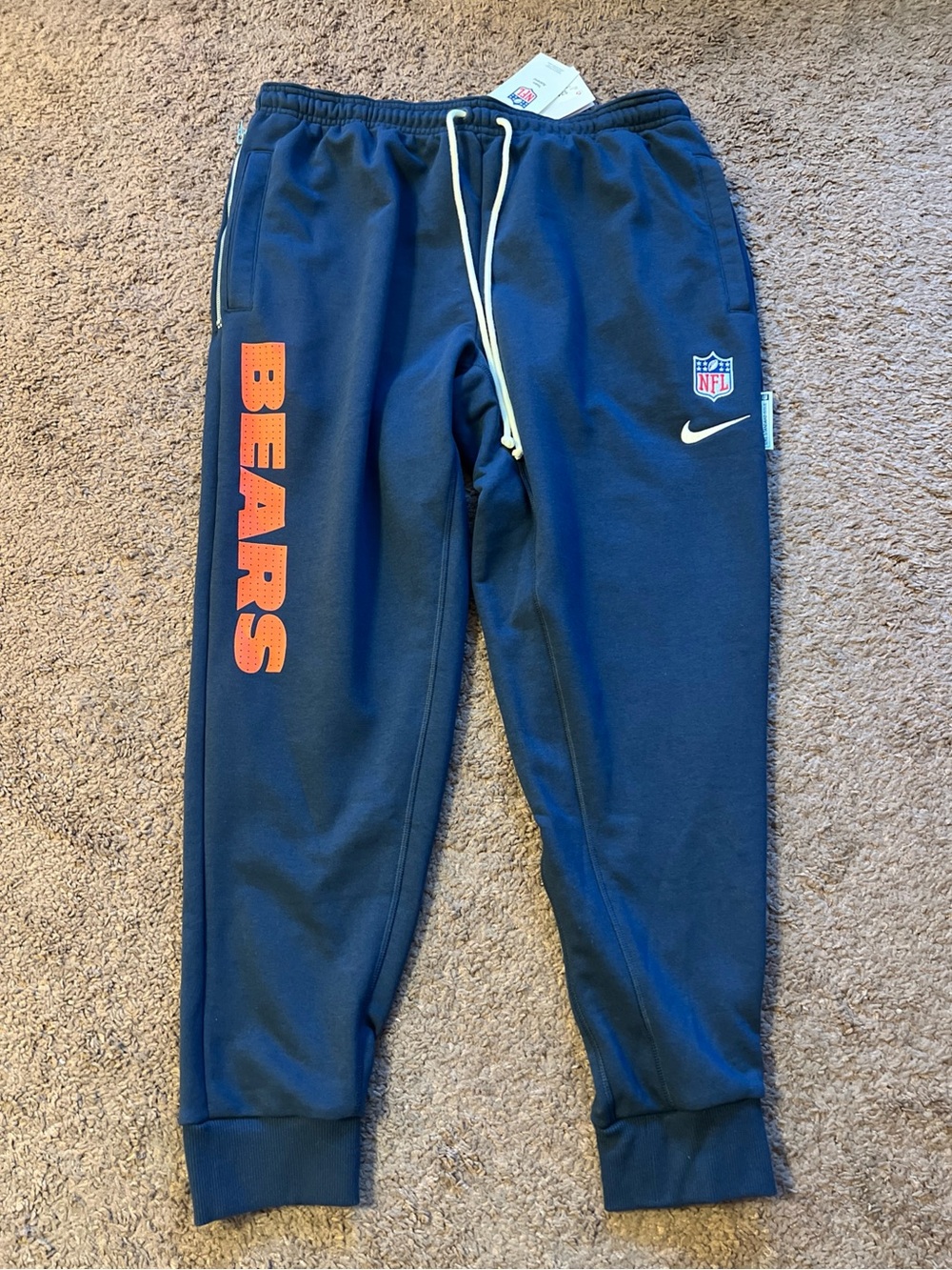 Nike Bears Football On Field Dri-Fit Team Issue Standard Issue Joggers Pants XL